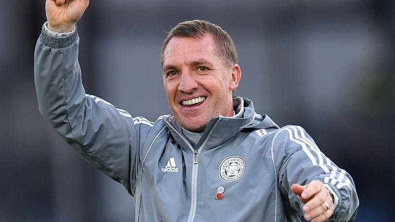 Brendan Rodgers has guided Leicester to second in the Premier League