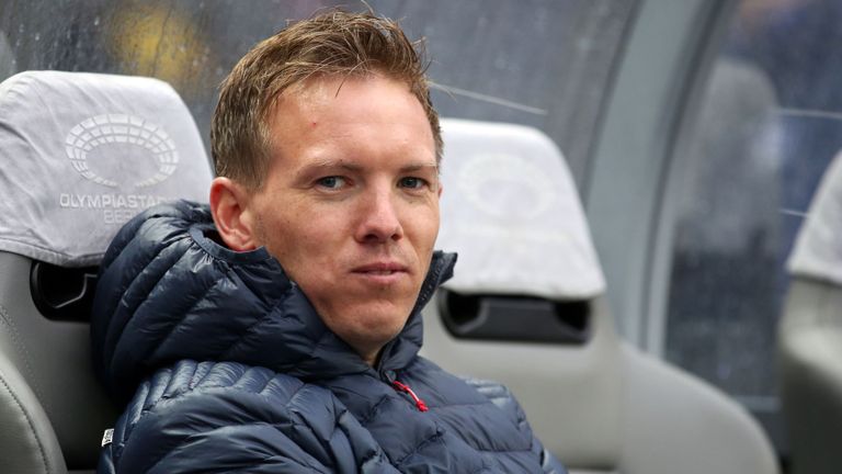 RB Leipzig head coach Julian Nagelsmann is a potential replacement