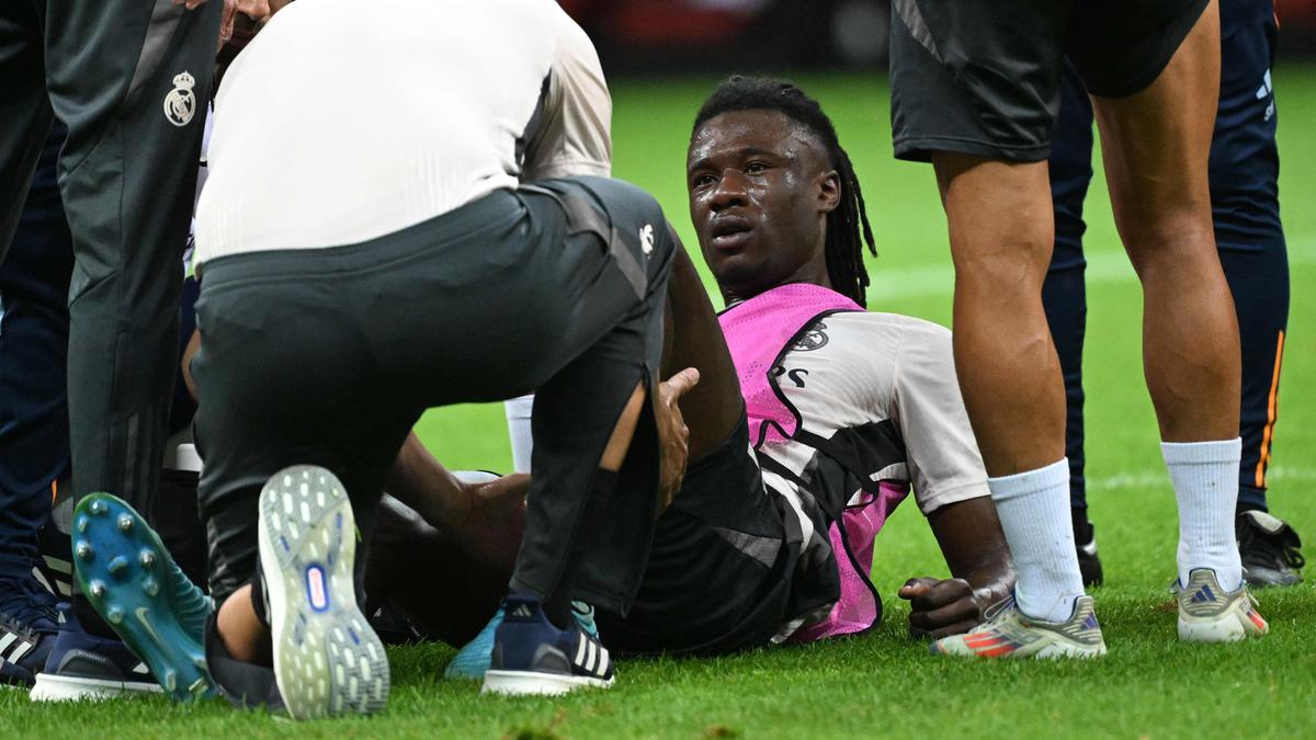 Real Madrid’s Camavinga ruled out for weeks with knee sprain – The Headlines