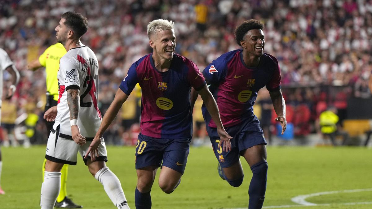 La Liga 2024-25: Dani Olmo scores on debut to help Barcelona beat Rayo Vallecano 2-1 – The Headlines