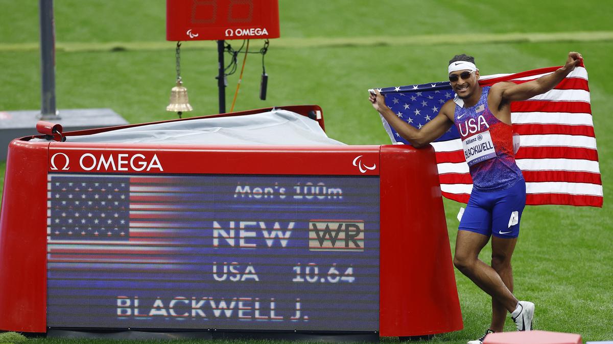 Paris Paralympics 2024: Jaydin Blackwell breaks men’s 100m T38 World Record to win gold – The Headlines