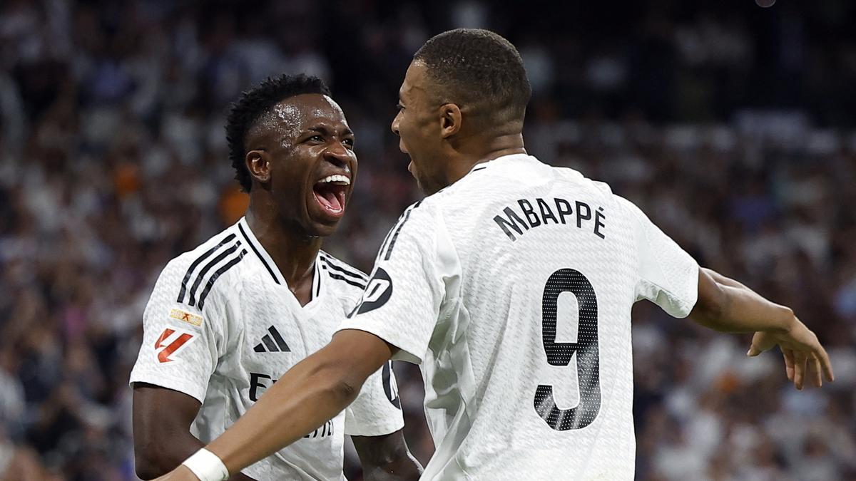 La Liga 2024-25: Vinicius, Mbappe on target as Real Madrid beats Espanyol 4-1 – The Headlines