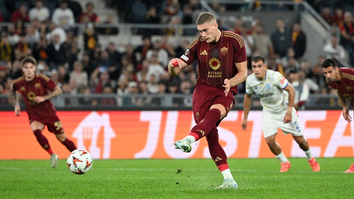 Europa League: Dovbyk penalty gives Roma 1-0 win against Kyiv; Ajax, Sociedad and Frankfurt register victories – The Headlines