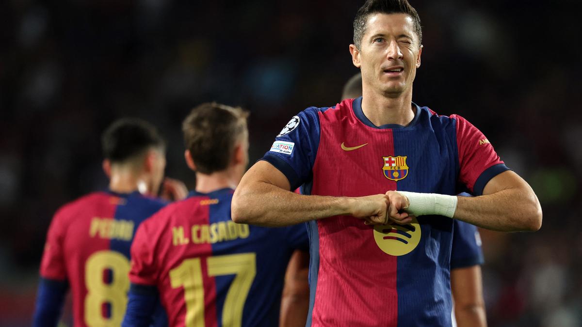 UEFA Champions League: Lewandowski double leads Barcelona to 5-0 win over Young Boys – The Headlines