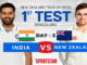 IND vs NZ Live Score, Day 3, 1st Test: New Zealand 180/3 at Stumps, leads India by 134 runs; Mitchell, Ravindra at crease – The Headlines