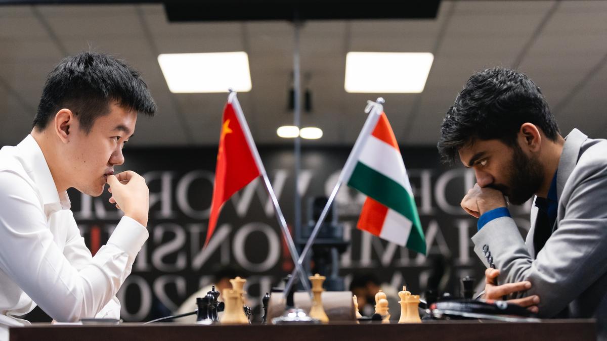 World Chess Championship 2024, Game 5: Gukesh-Ding Liren fifth round game ends in draw, series levelled at 2.5-2.5 – The Headlines