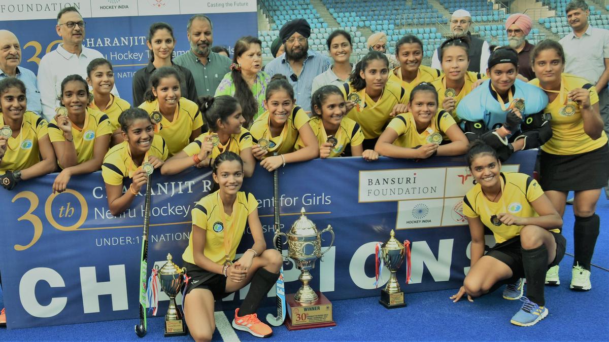Nehru Girls Hockey 2024: Nousheen’s brace helps Kiddy’s Corner High School win title – The Headlines