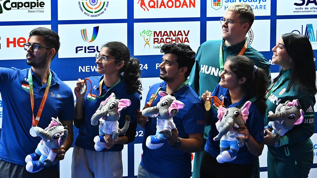 World University shooting c’ship: India on top of medal tally; Palak, Amit clinch mixed air pistol gold – The Headlines