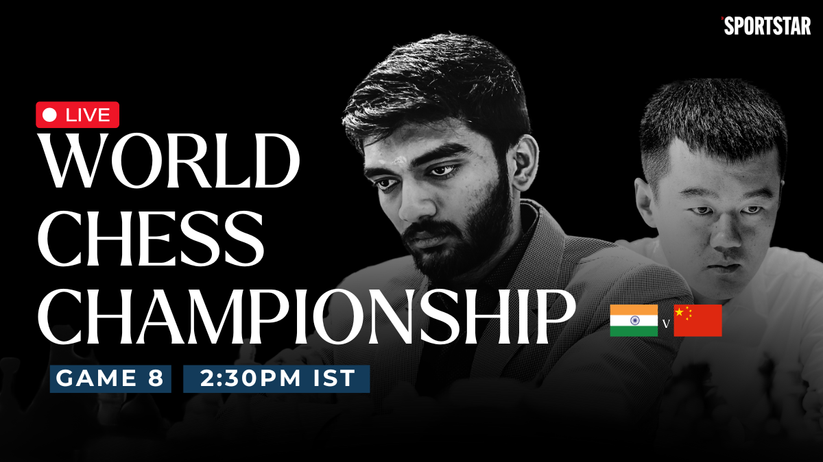 D Gukesh vs Ding Liren LIVE Updates, World Chess Championship 2024 Game 8: Ding to play White in eighth round against Gukesh – The Headlines