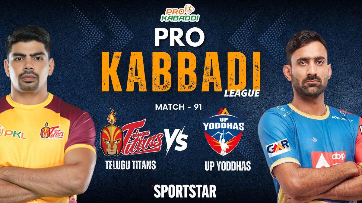 Pro Kabaddi League LIVE Score, PKL 2024: Telugu Titans vs UP Yoddhas at 8 PM; Haryana Steelers faces Bengal Warriorz later – The Headlines