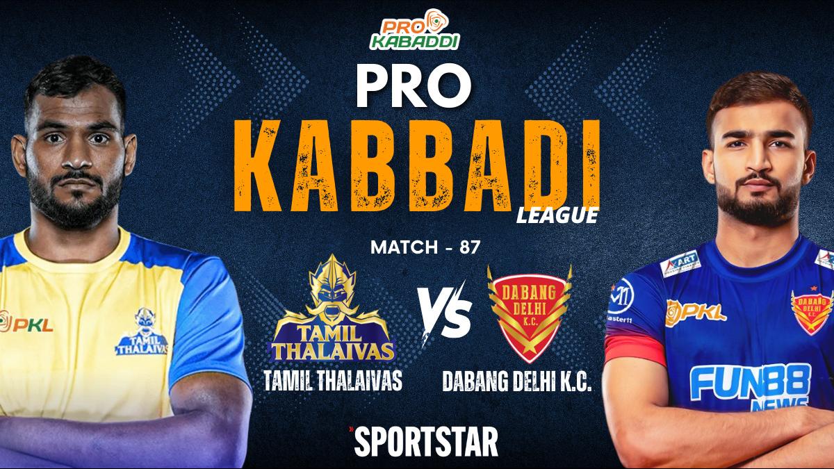 Pro Kabaddi League LIVE Score PKL 2024: Tamil Thalaivas against Dabang Delhi at 8; Bengal Warriorz hopes to break losing streak v Patna Pirates – The Headlines