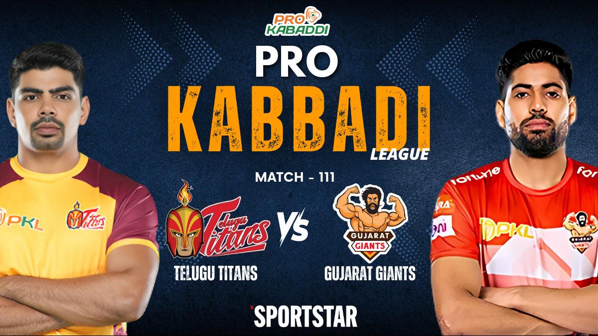 Pro Kabaddi League LIVE Score PKL 2024: Telugu Titans vs Gujarat Giants at 8pm; Dabang Delhi KC takes on table-topper Haryana Steelers later – The Headlines