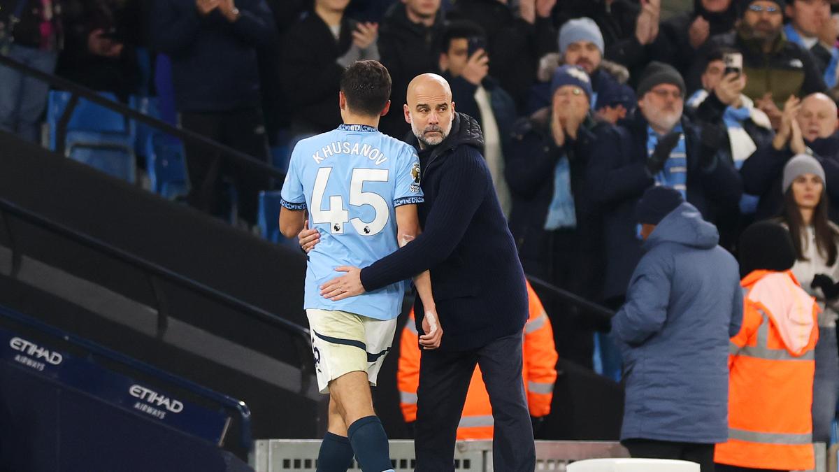 Premier League 2024-25: Manchester City manager Guardiola backs defender Khusanov despite error on debut – The Headlines