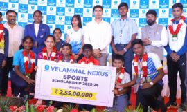 Velammal Nexus honours athletes and physical education teachers, announces sports scholarships – The Headlines