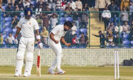 Himanshu Sangwan, a ticket collector from old Delhi, stamps a mark on history with his 78th First-Class wicket – The Headlines