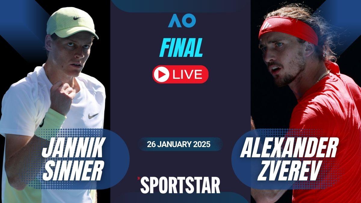 Australian Open 2025 Final, Live Score: Sinner takes on Zverev in battle of top two seeds – The Headlines