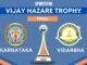 Vijay Hazare Trophy Final, Live score: Karun Nair takes on Mayank Agarwal in Vidarbha vs Karnataka clash; Toss updates, team news – The Headlines