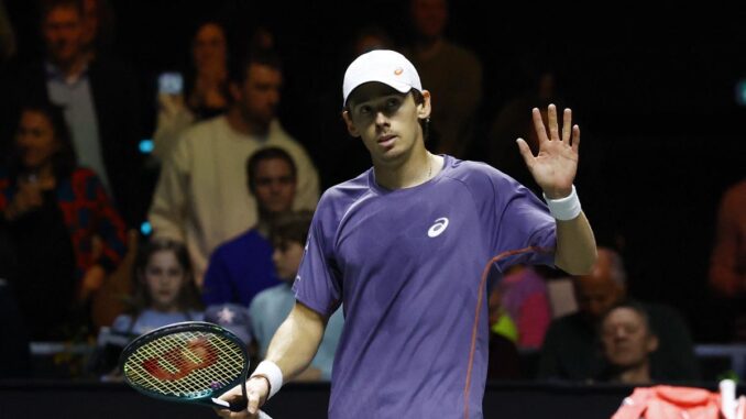 Rotterdam Open: Alex De Minaur cruises into final after straight-sets win against Bellucci