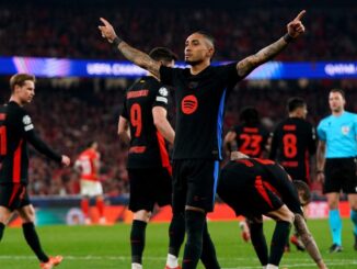 UEFA Champions League 2024-25: Raphinha earns 10-man Barcelona gutsy 1-0 win at Benfica – The Headlines