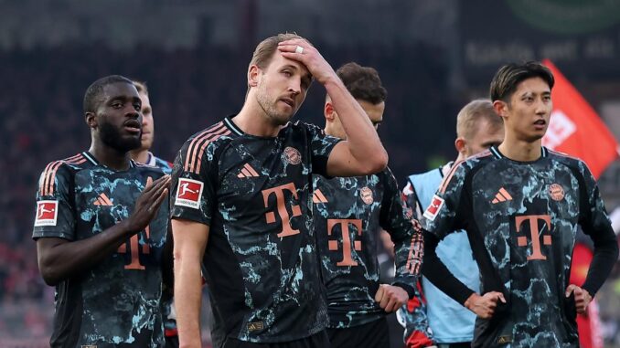 Bundesliga 2024-25: Leader Bayern Munich held to 1-1 draw after late Union Berlin goal