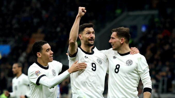 UEFA Nations League quarterfinals: Goretzka winner helps Germany beat Italy 2-1 in first leg