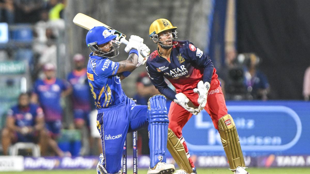 MI vs RCB, IPL 2025: Hardik’s late surge in vain as Royal Challengers Bengaluru wins by 12 runs – The Headlines