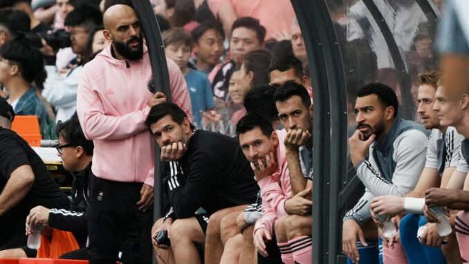 Lionel Messi’s bodyguard banned from touchline at Inter Miami games