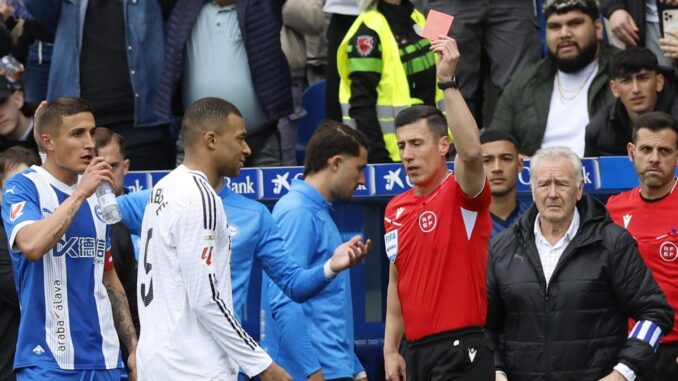 La Liga 2024-25: Real Madrid overcomes lowly Deportivo Alaves after Kylian Mbappe sees red