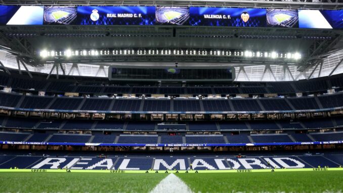 Why will Real Madrid vs Arsenal be played under closed roof at Santiago Bernabeu?