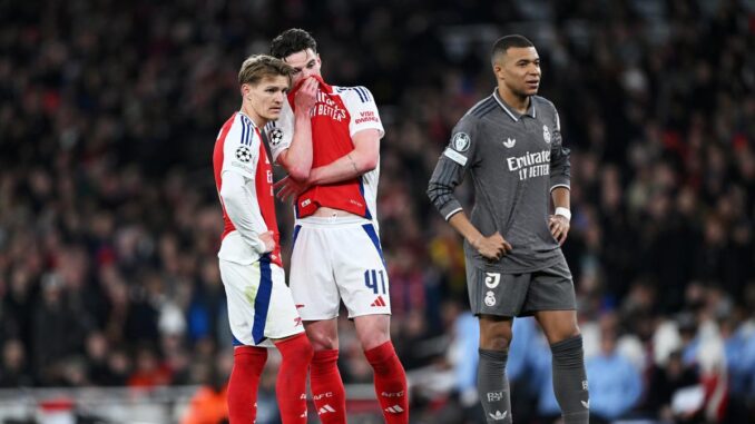 Premier League to have five teams in Champions League next season after Arsenal beats Real Madrid