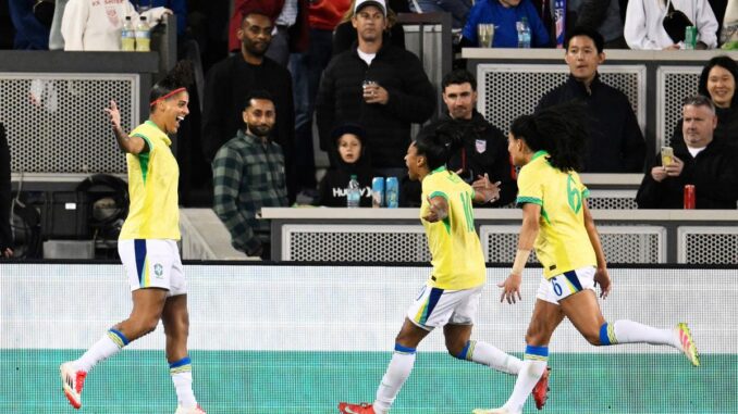 Brazil rides on Gutierres winner for 2-1 victory over USWNT