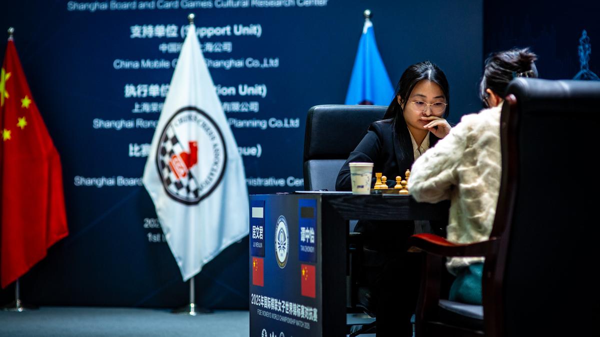 Women’s World Chess Championship 2025, Game 3: Ju Wenjun bounces back to beat Tan Zhongyi, level series – The Headlines