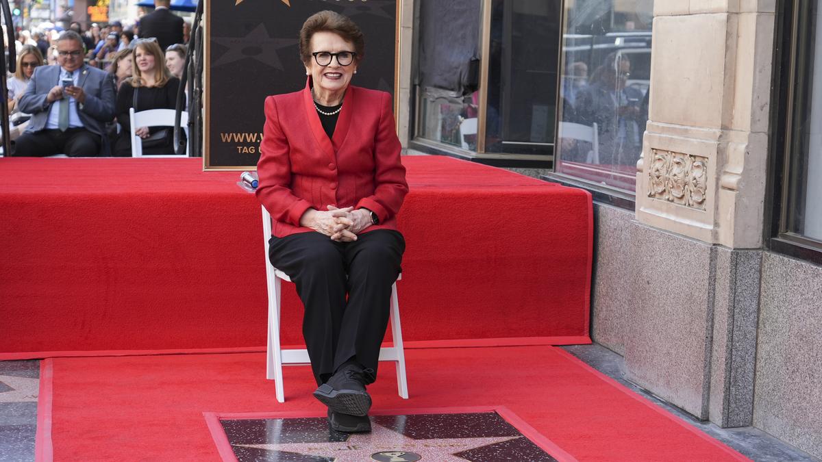 Billie Jean King immortalised in bronze with star on Hollywood Walk of Fame – The Headlines