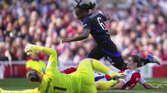 UEFA Women’s Champions League: Lyon beats Arsenal 2-1 to take first-leg lead in semfinal