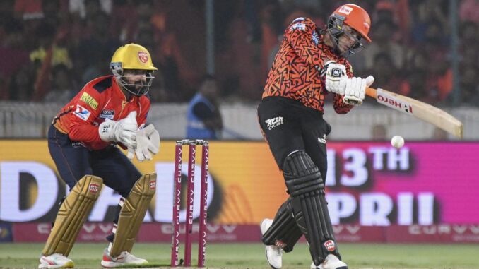 IPL 2025: What message did Abhishek Sharma display after scoring century vs PBKS?