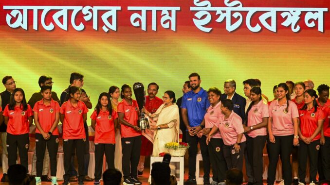 West Bengal CM announces Rs 50 lakh cash award for IWL-winning East Bengal team