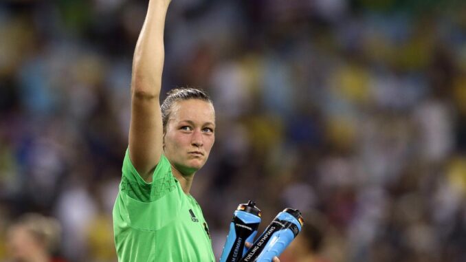 Women’s football star Almuth Schult says European clubs didn’t want to sign a player with kids