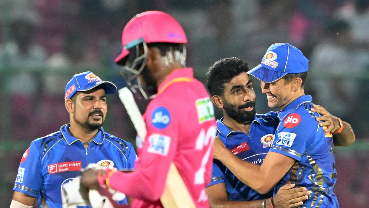 RR vs MI, IPL 2025: Mumbai Indians’ 100-run win knocks out hapless Rajasthan Royals – The Headlines