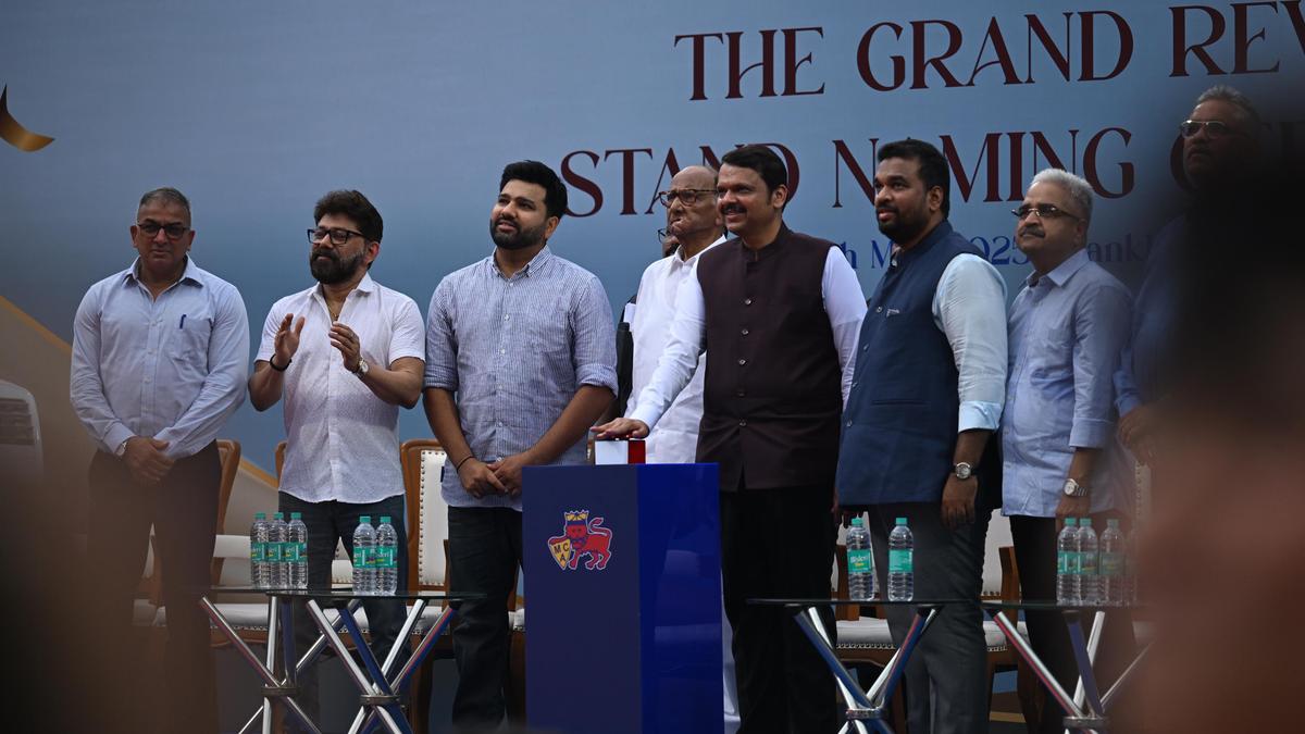 Rohit Sharma stand inaugurated at Wankhede Stadium; MCA pays homage to Sharad Pawar, Ajit Wadekar – The Headlines