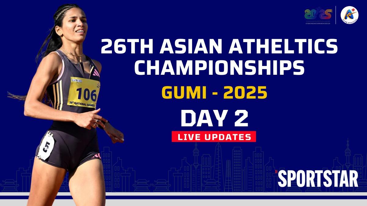 Asian Athletics Championships 2025, Day 2 Live Updates: Tejaswin Shankar in lead after hurdles; Jyothi Yarraji qualifies – The Headlines