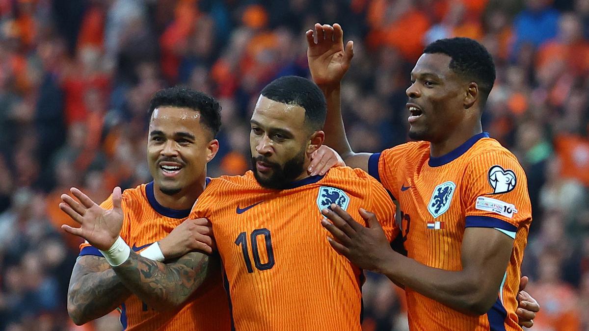 Depay becomes joint-highest goalscorer for Netherlands, scored twice in 8-0 win vs Malta – The Headlines
