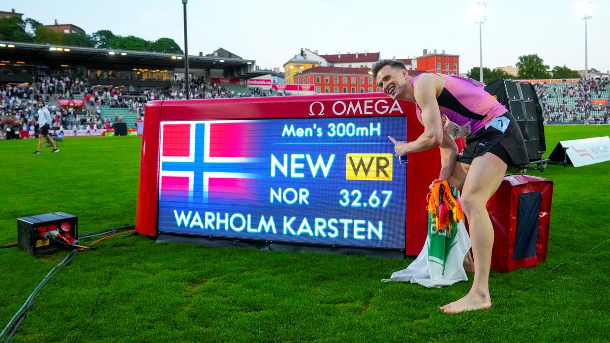 Warholm sets world best in 300m hurdles in Oslo Diamond League – The Headlines