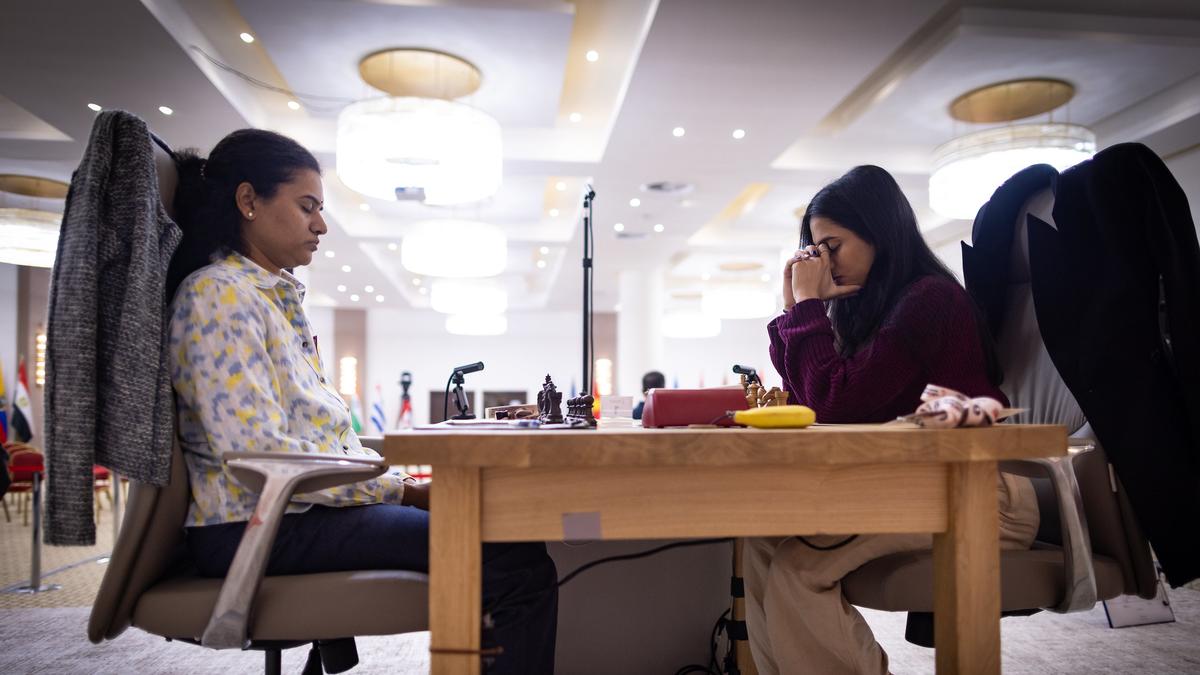 Koneru Humpy vs Divya Deshmukh: FIDE Women’s World Cup 2025 final Game 1 ends in draw – The Headlines