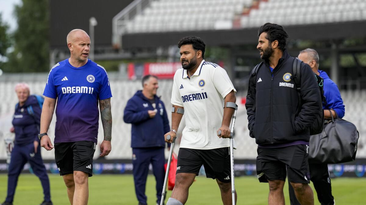 IND v ENG, fifth Test: Rishabh Pant ruled out; Jagadeesan comes in as replacement – The Headlines IND v ENG, fifth Test: Rishabh Pant ruled out; Jagadeesan comes in as replacement – The Headlines