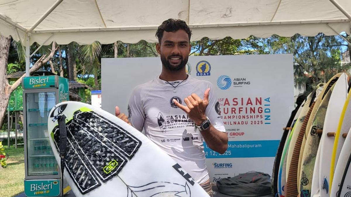 Ramesh Budihal wins historic bronze at Asian Surfing Championships – The Headlines