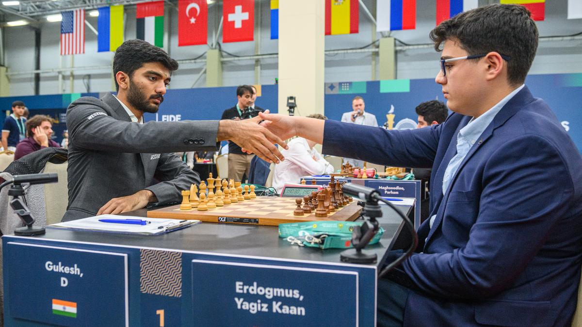 FIDE Grand Swiss 2025: Gukesh draws with Turkish teenager, Praggnanandhaa wins in Round 2; Vaishali takes joint lead in Women‘s section – The Headlines