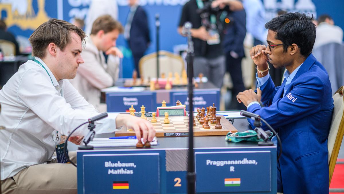 FIDE Grand Swiss 2025: Praggnanandhaa shocked by Bluebaum; Gukesh humbled by Abhimanyu – The Headlines