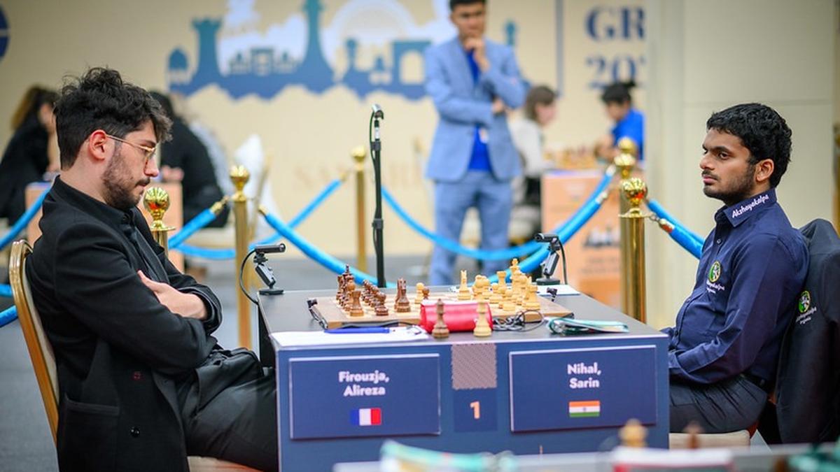 FIDE Grand Swiss 2025: Nihal Sarin defeated by Alireza Firouzja; Praggnanandhaa, Gukesh, Vaishali held to draws – The Headlines
