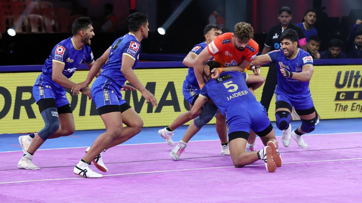 Watch PKL 2025 Highlights: Telugu Titans exacts revenge from Tamil Thalaivas; Haryana Steelers beats table-topper Puneri Paltan – The Headlines