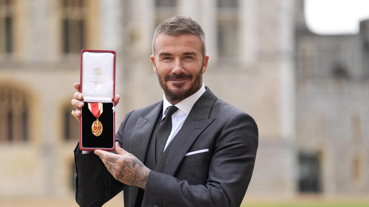 David Beckham formally receives knighthood for contributions to football and society – The Headlines